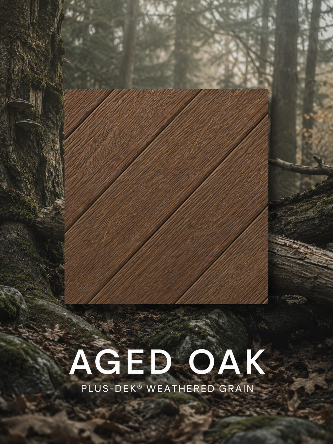 weathered aged oak